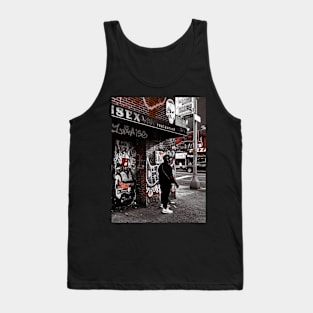 Street Graffiti Art Manhattan NYC Tank Top